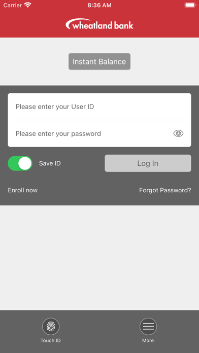 Wheatland Bank Mobile Screenshot