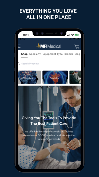 MFI Medical Screenshot