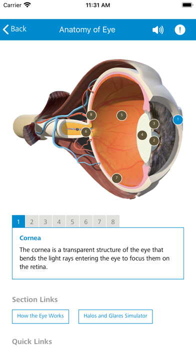 ZEISS Patient Counselling Screenshot