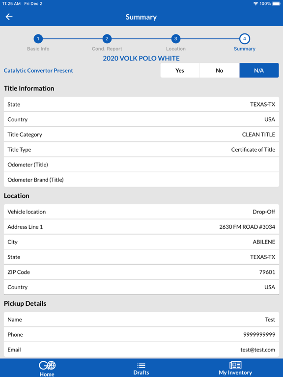 Copart GO iPad screenshot 7 - Business app