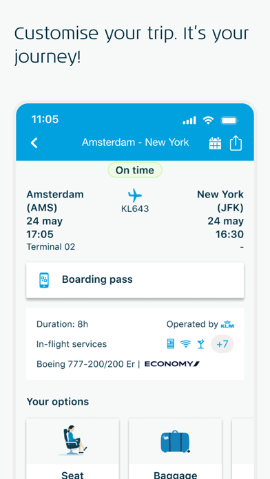 KLM - Book a flight Screenshot