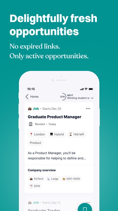 Huzzle – Student Careers Screenshot
