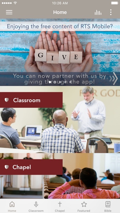 Reformed Theological Seminary Screenshot
