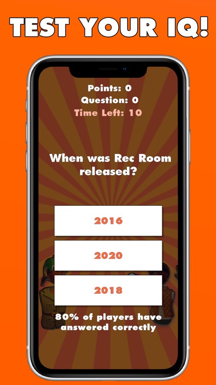 Quiz for Rec Room