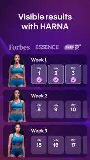 harna: female fitness iphone screenshot 1