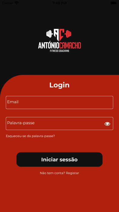Antonio Camacho Fitness Coach Screenshot