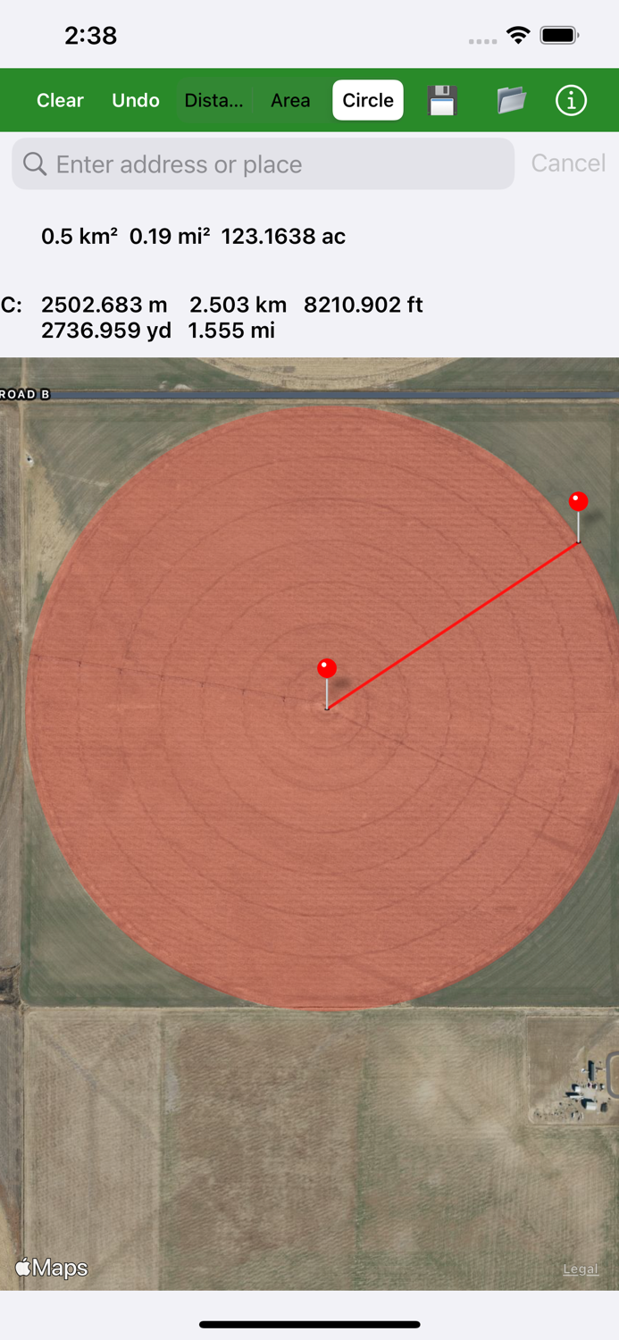 Map Measurement Tool
