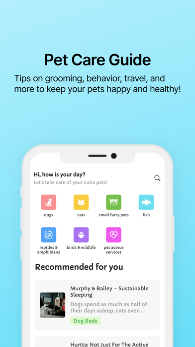 Pet Guide - Pet Care Tips Screenshot