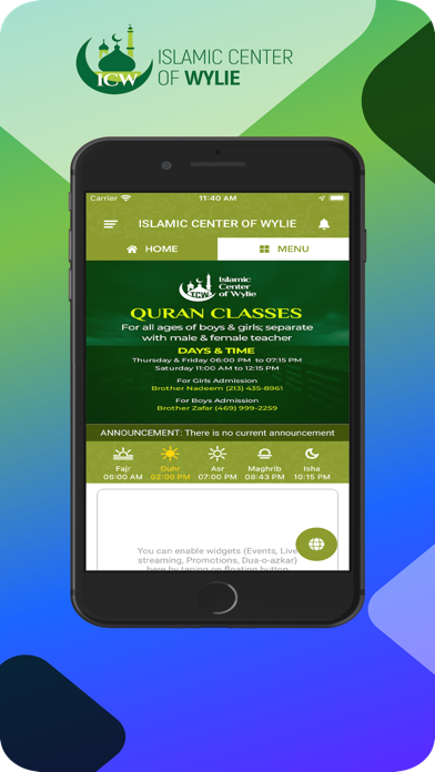 Islamic Center Of Wylie Screenshot