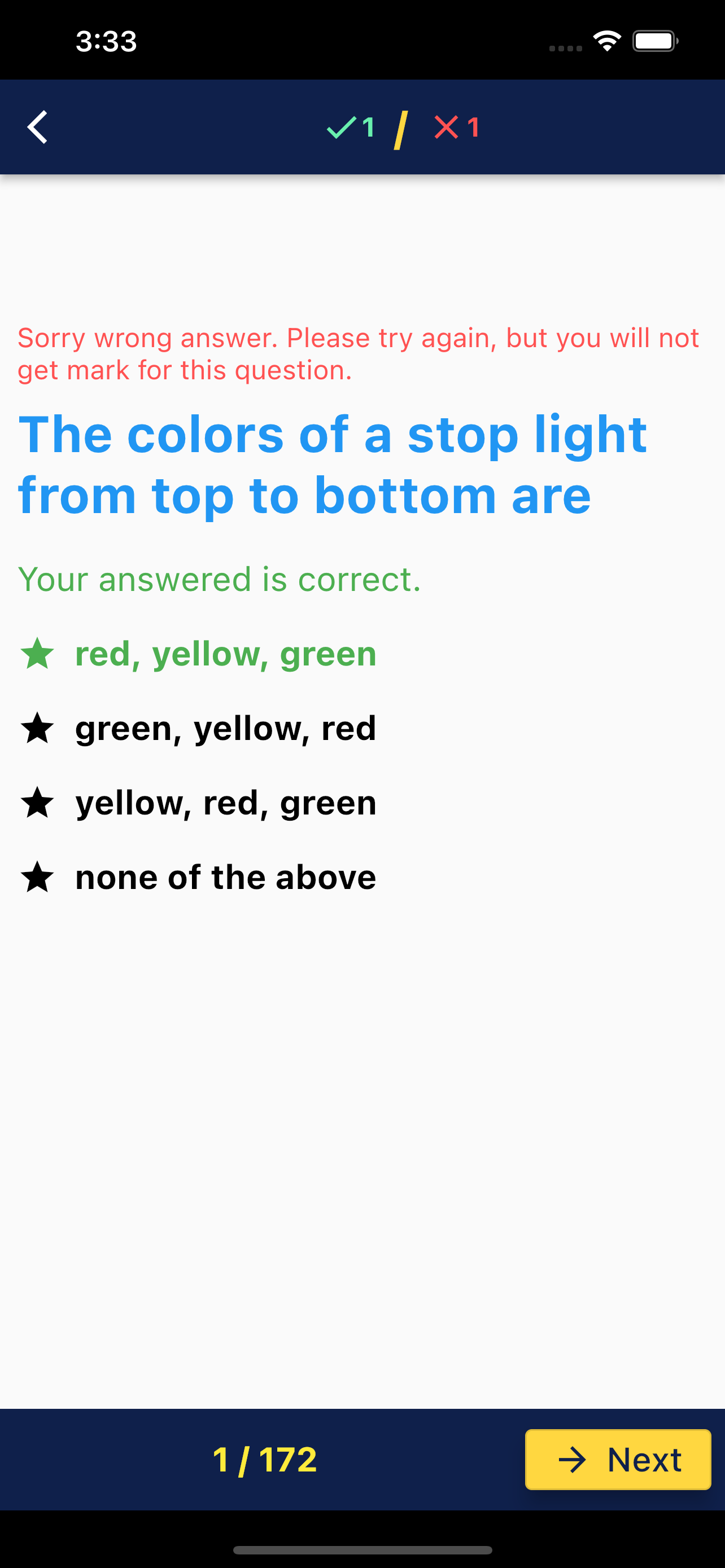 Alaska Basic Driving Test