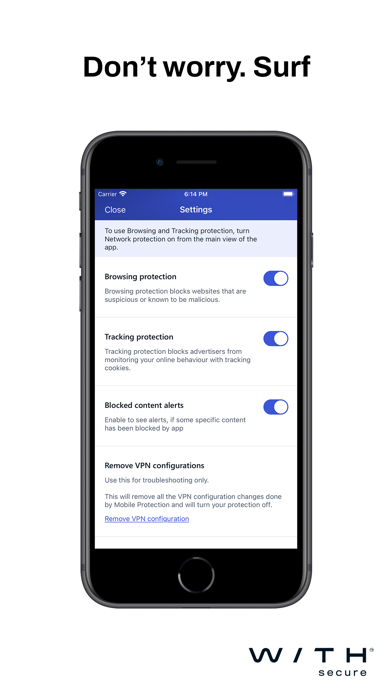 WithSecure Mobile Protection Screenshot