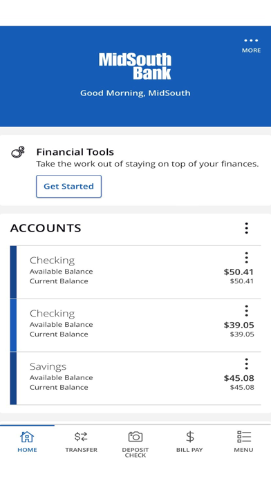 MidSouth Bank Mobile Screenshot