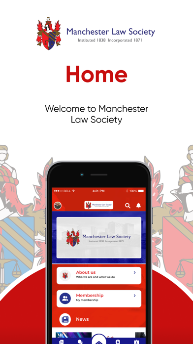 Manchester Law Society Screenshot