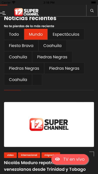 SuperChannel Screenshot