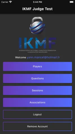Game screenshot IKMF Judge Test apk