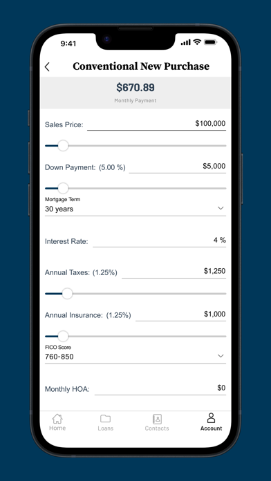 Wesley Mortgage Screenshot
