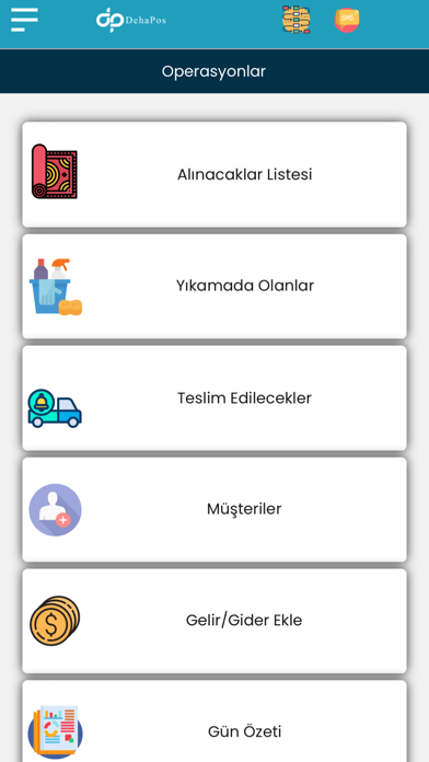 Dehapos Hali Yikama Programi Screenshot
