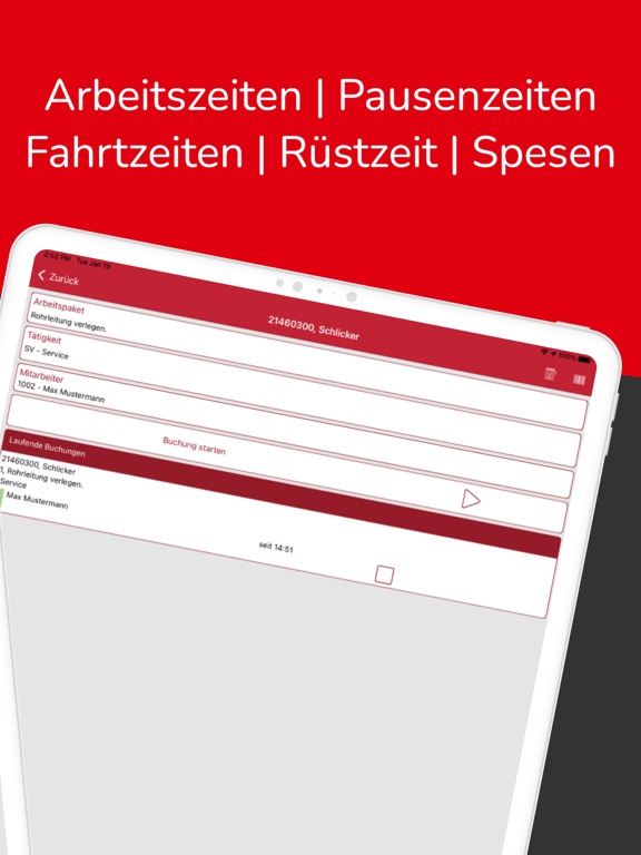 Screenshot #5 pour TIME4 Service - Zeiterfassung