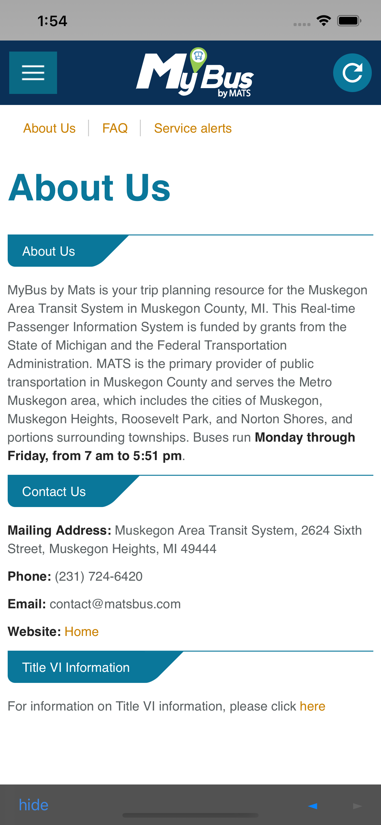 MyBus by MATS
