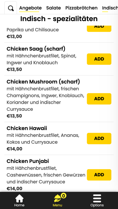 Pizzeria and Grill Suraj Screenshot