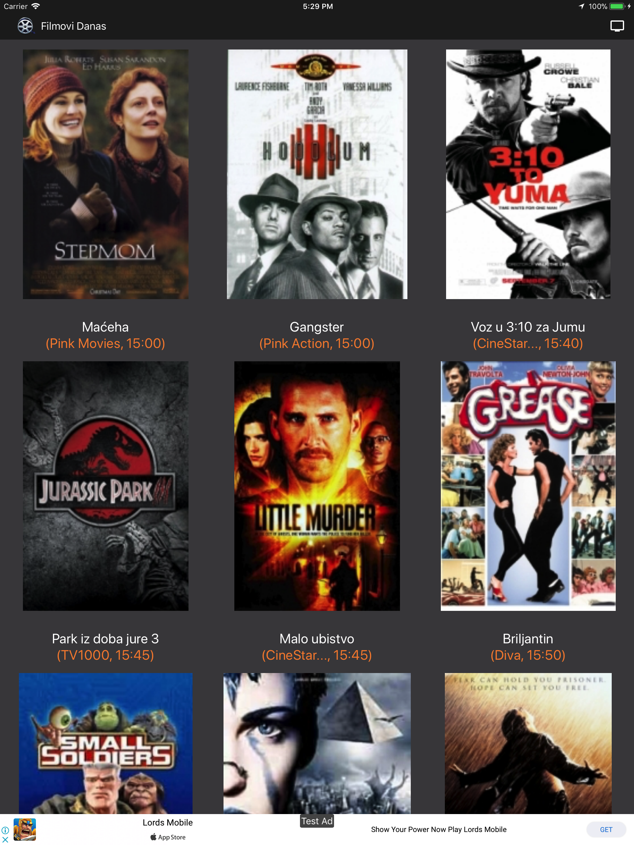Filmovi Danas