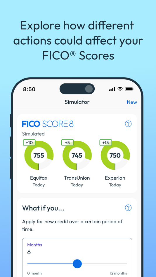 #5. myFICO - FICO Score Monitoring (iOS) By: FICO