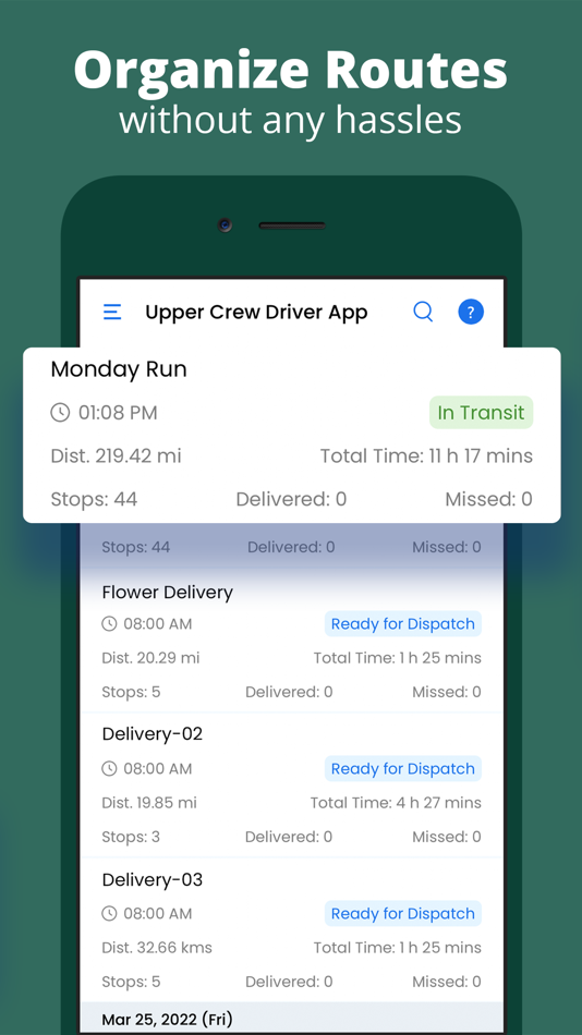 #3. Delivery Driver App by Upper (iOS) 由: Monocubed, Inc
