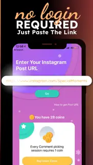 comment picker for instagram iphone screenshot 1