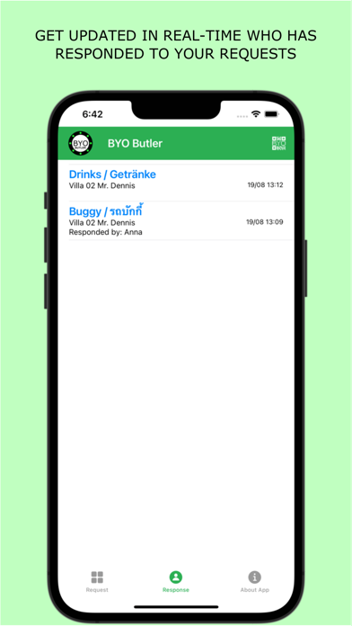 BYO Butler Screenshot