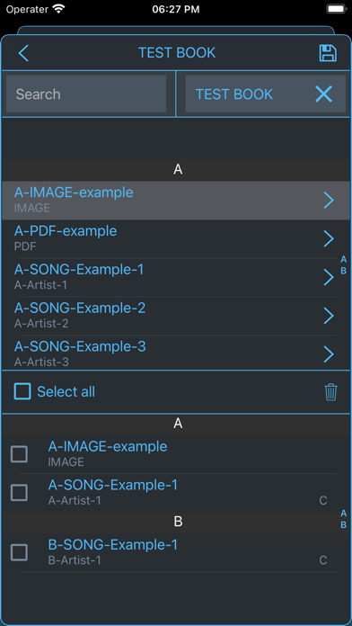 Song TextBook (Little) Screenshot
