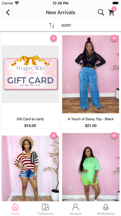 Preppy Chicks Boutique Screenshot
