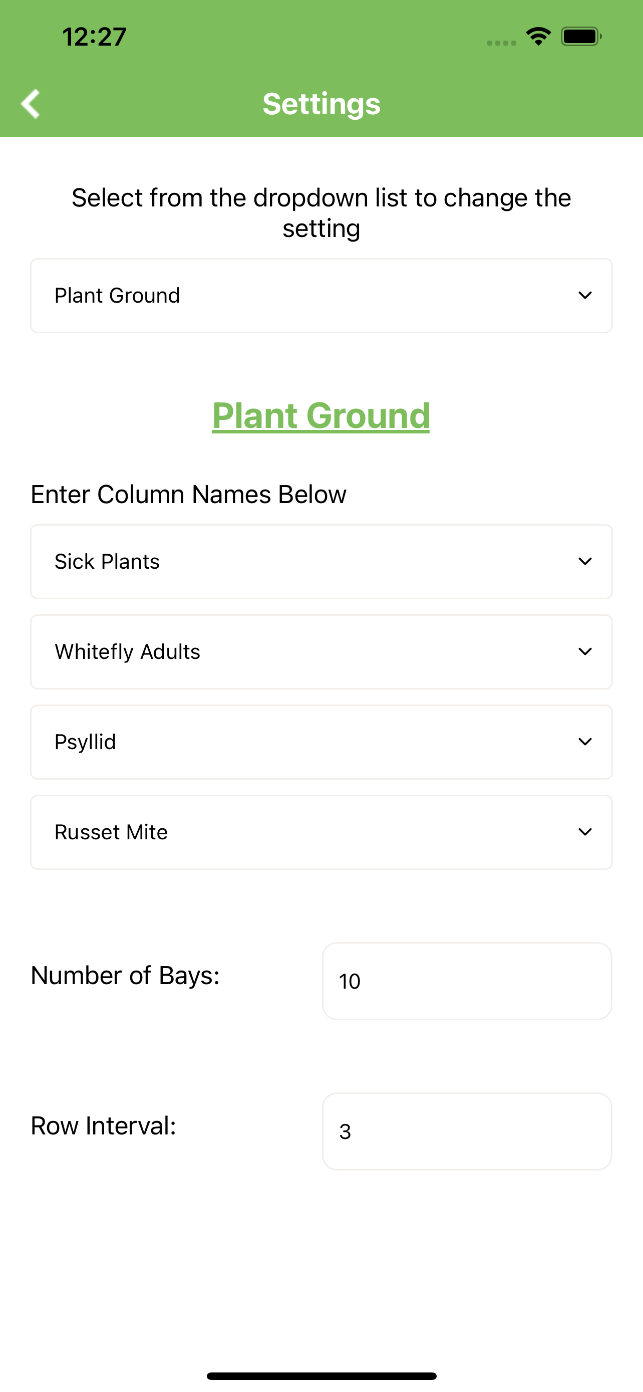 Crop Scouting