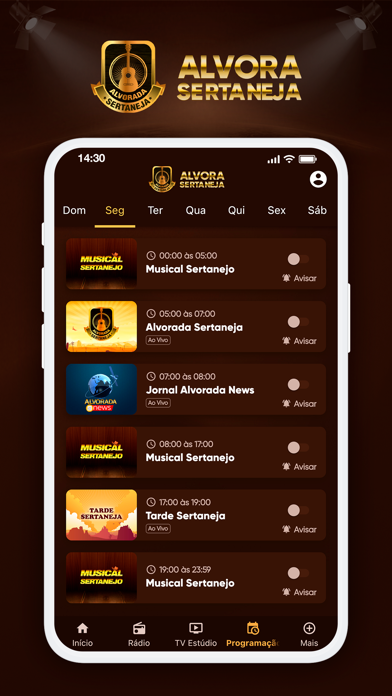 Rádio Alvorada Sertaneja Screenshot