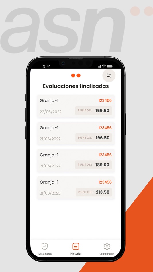 #4. Check List ASN (iOS) By: E-tecnia Soluciones