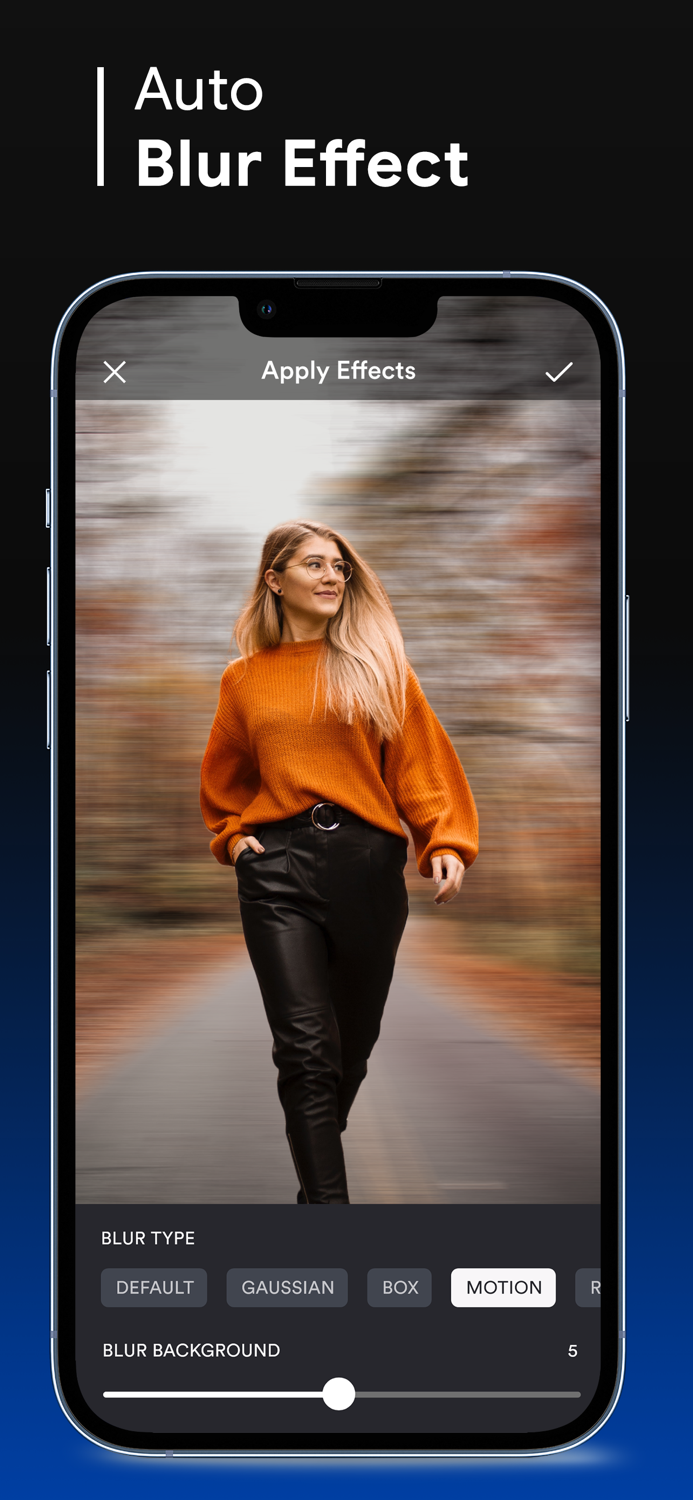 Auto Blur Backgrounds