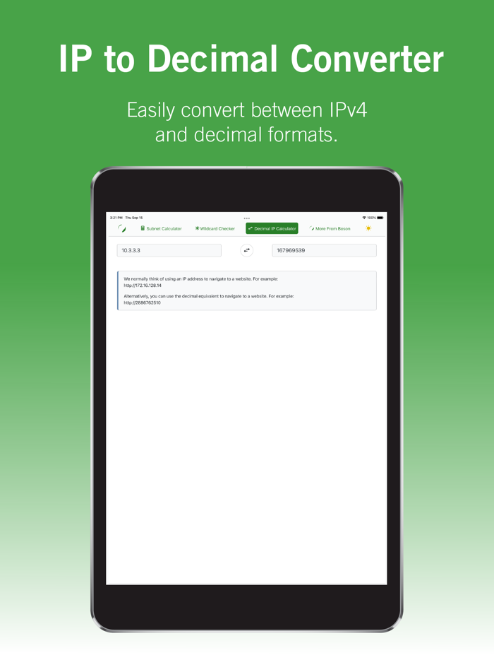 Boson Subnet Calculator
