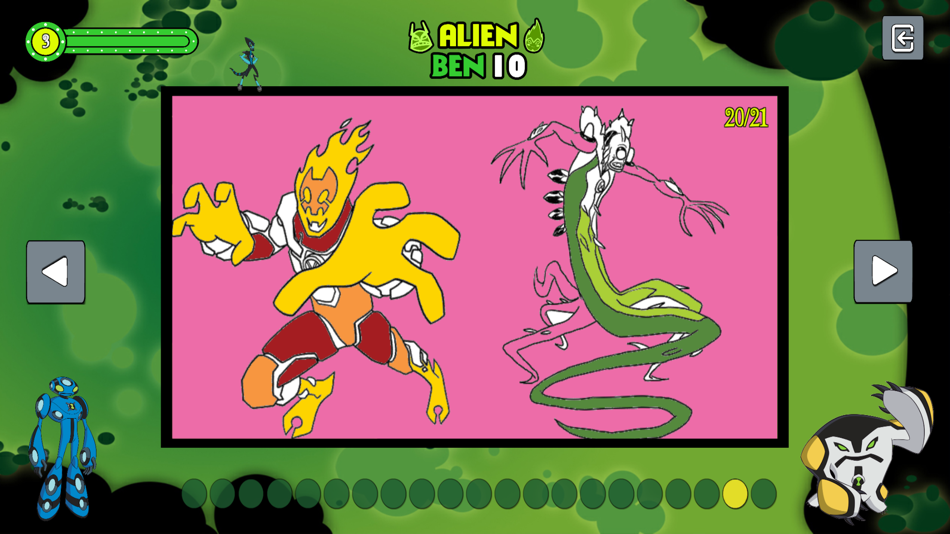 #7. Ben Alien 10 Puzzle (iOS) 由: Cengizhan Tasci