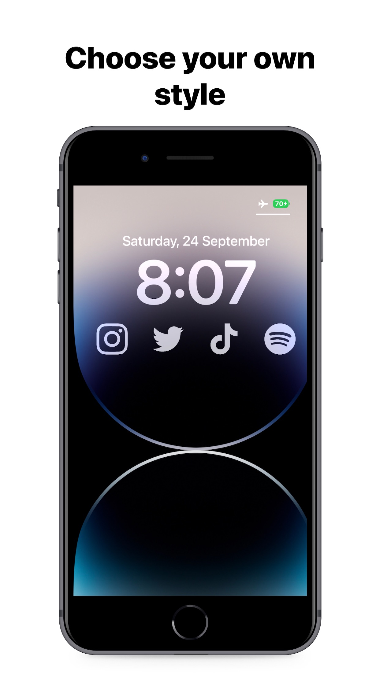 Screenshot do app LockLauncher Lockscreen Widget