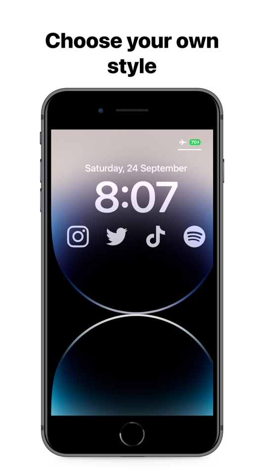 #1. LockLauncher Lockscreen Widget (iOS) Podle: INNOVATIVE DIGITAL TECHNOLOGIES LIMITED