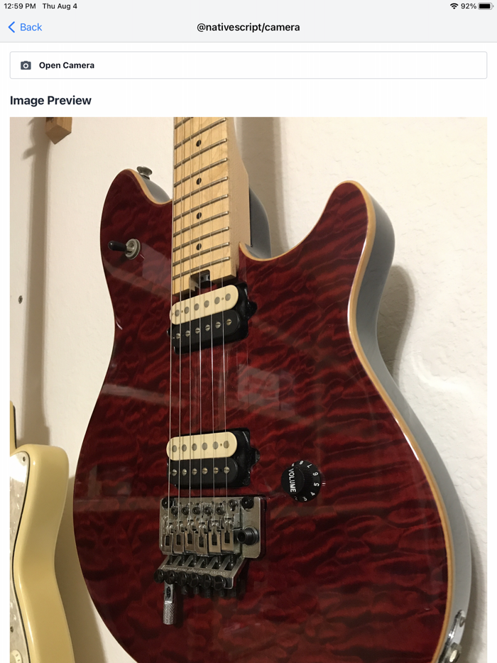 NativeScript Preview