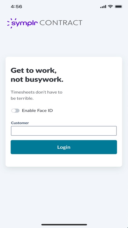symplr Contract Time Tracking