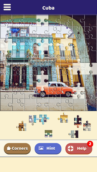 Cuba Sightseeing Puzzle Screenshot