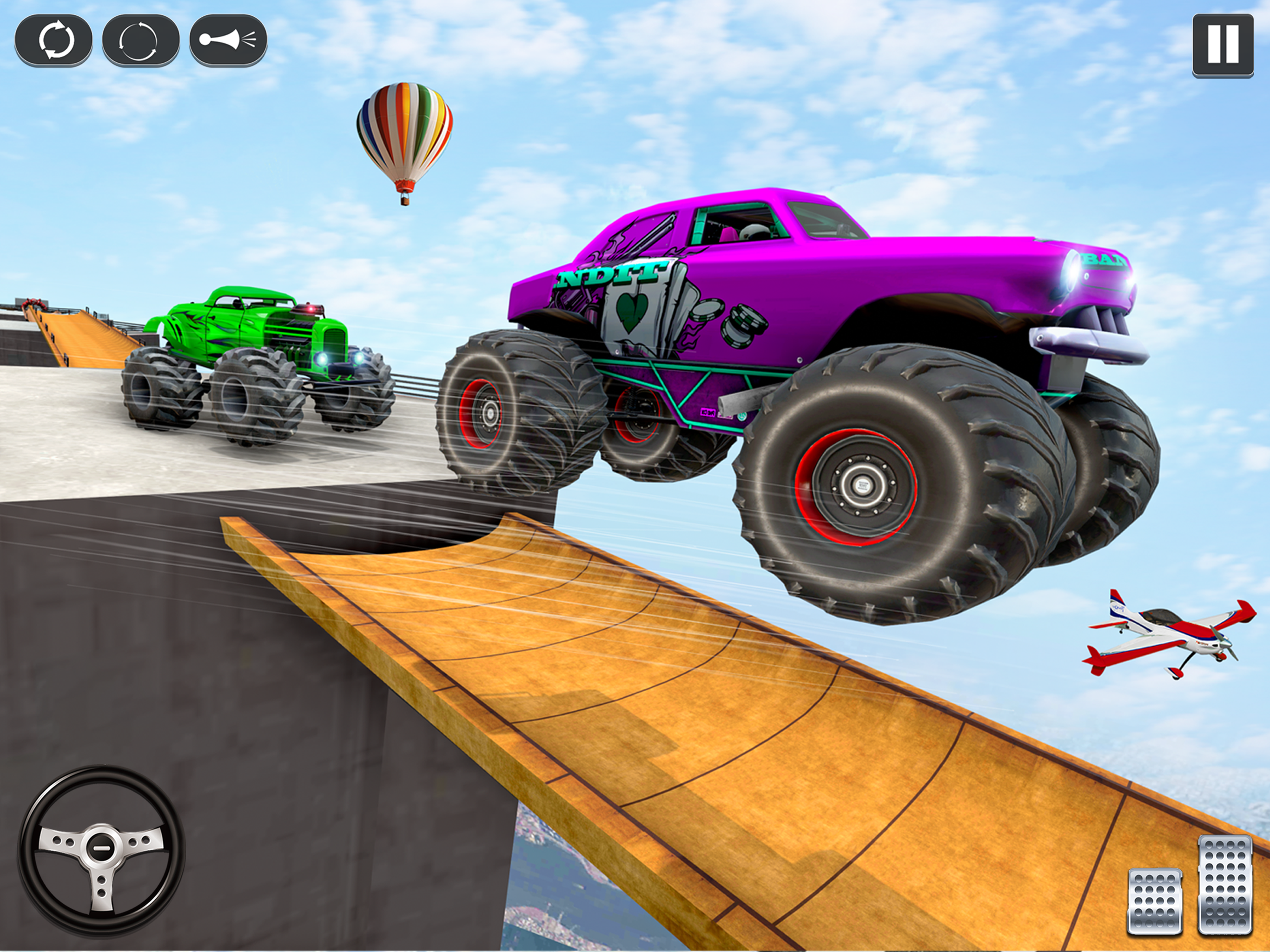 Monster Truck Stunt Race 3D