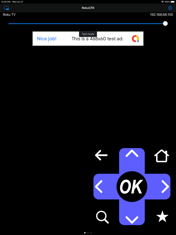 RokuCFR iPad screenshot 5 - Entertainment app