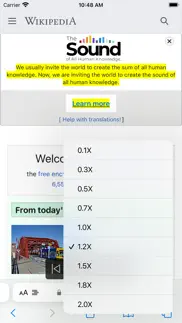 webreader - read aloud web iphone screenshot 2