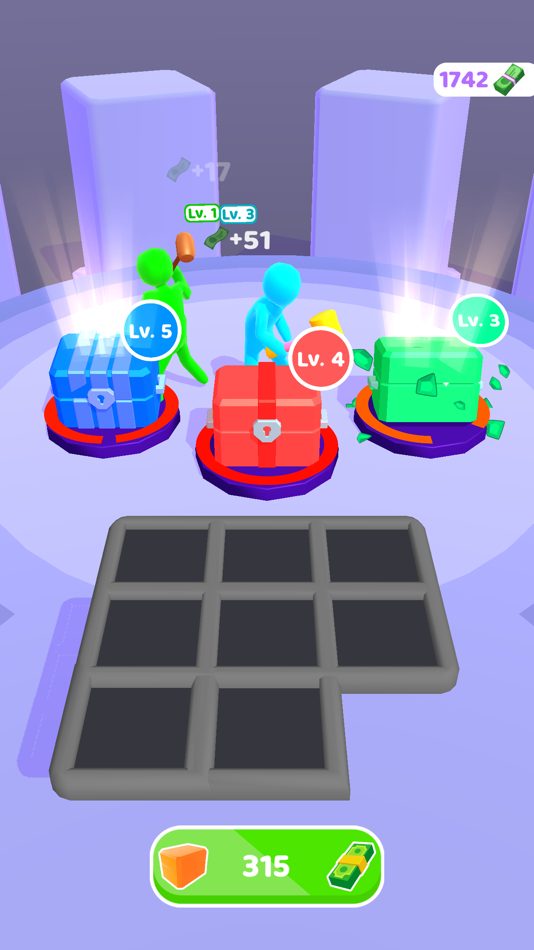 #7. Merge Chest (iOS) Podle: Marula Games OU