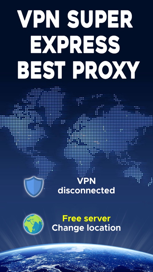 #1. VPN Super Express Best Proxy (iOS) Tekijänä: Vpn Connect