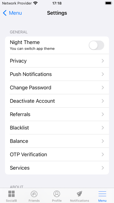 SocialB Screenshot