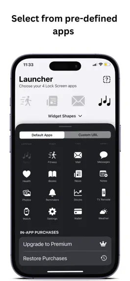 Game screenshot Lock Screen Widget Launcher hack