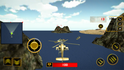 Gunship Helicopter Shooting 3D Screenshot